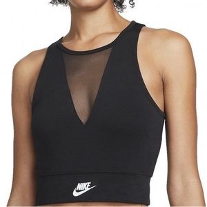 Nike Women’s Crop Dance Tank Black DV0333-010 Size XL NWT